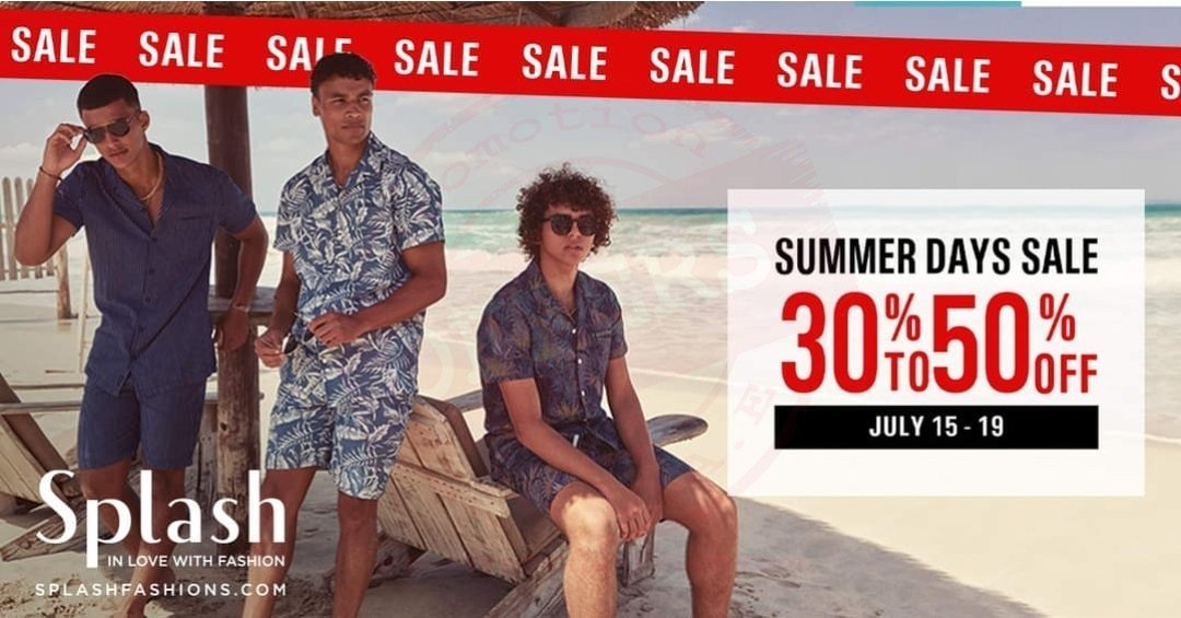 Be Summer Ready With Splash Sale Up To 50% Off.