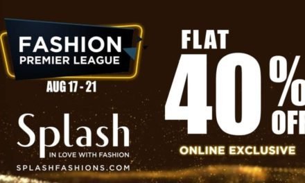 The Biggest Sale Of The Season Is Back! Flat 40% Off at Splash!