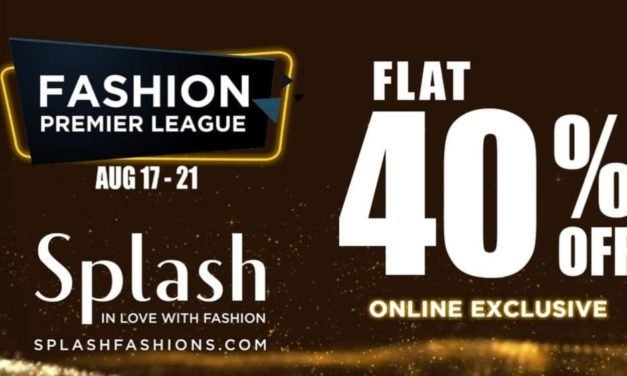 The Biggest Sale Of The Season Is Back! Flat 40% Off at Splash!