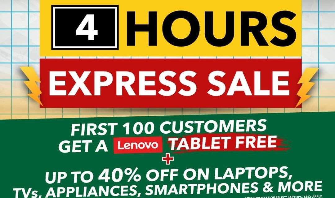 Get a FREE Tablet and everyone can enjoy up to 40% off on Laptops, Electronics, Appliances, Smartphones and more. At Sharaf DG