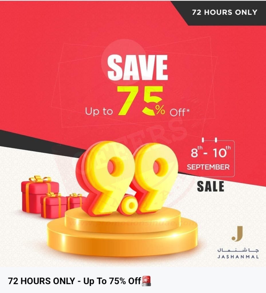 screenshot 20220908 1231044216194467598308928 Save Up To 75% Off Across Your Favourites During Jashanmal 9.9 Sale.