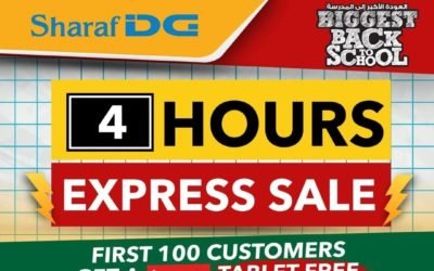 The BIG Express Sale in Dubai is happening at Sharaf DG, City Centre Deira.