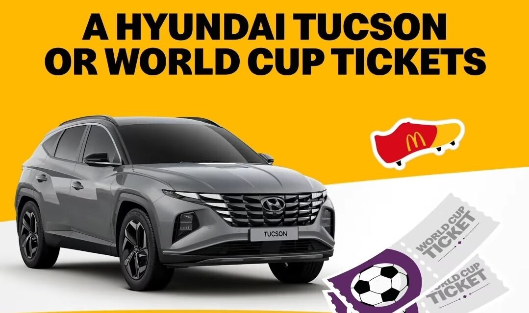 Order a minimum of AED 25, scan the QR code on your receipt and win amazing prizes! Win a Hyundai Tucson or World Cup Tickets!!