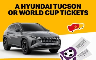 Order a minimum of AED 25, scan the QR code on your receipt and win amazing prizes! Win a Hyundai Tucson or World Cup Tickets!!