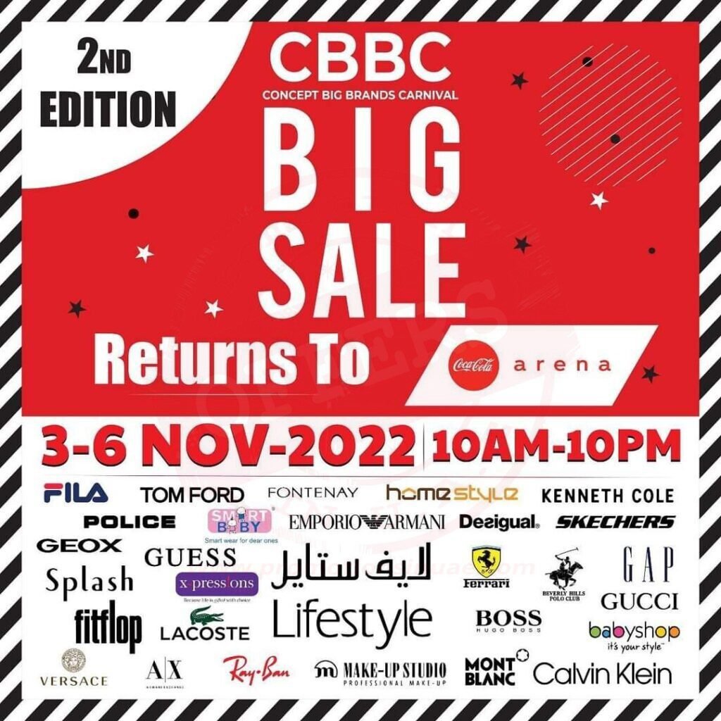 fb img 16673870005538753199559612247716 Upto 85% off on Perfumes, Shoes, Apparel,Watches, Sunglasses and more. CBBC Sale Returns to Coca Cola Arena!