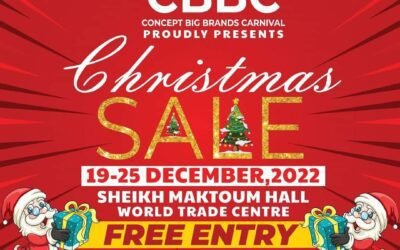 Up to 85% Discount on more than 300 brands! The biggest Christmas Sale by CBBC in Dubai!!!