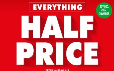 HALF PRICE on EVERYTHING! visit your nearest shoes4us store.