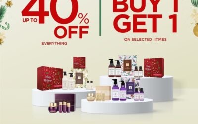Enjoy up to 40% discount on all products and Buy 1 Get 1 Free offer at the World’s No. 1 Korean Skincare Brand THE FACE SHOP.
