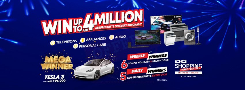 Sharaf DG Mega Winner win up to 4 Million AED