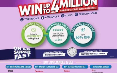 WIN up to AED 4 Million!What’s better than rain in UAE? Raining AED 4 MILLION at Sharaf DG