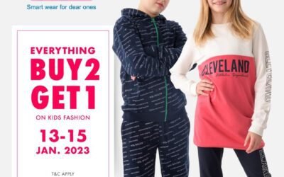 An exclusive offer of BUY 2 , GET 1 awaits you on kids fashion only at smart baby.