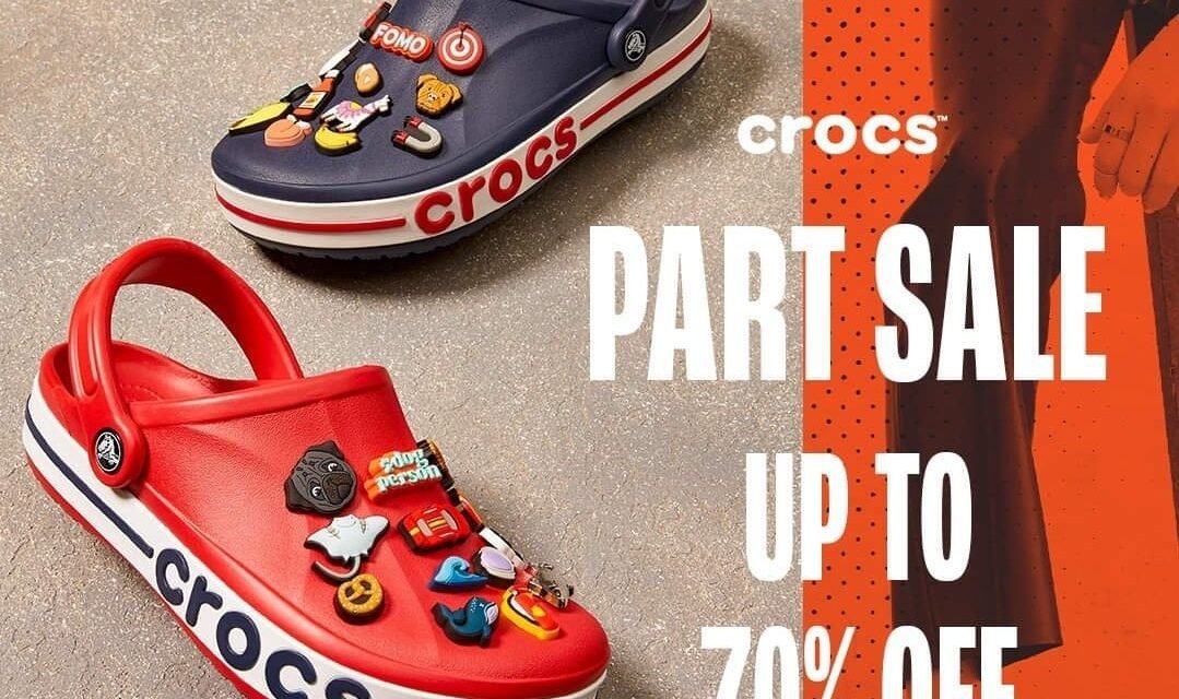 Freshen up your style with the iconic Crocs footwear and get up to 70% Off!