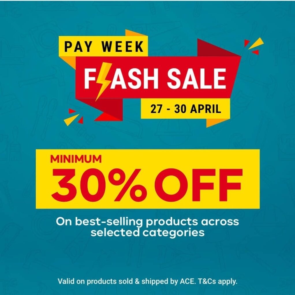 screenshot 20230427 175358 facebook8106518223918352524 Pay week! Enjoy a minimum of 30% off appliances, outdoor, DIY & tools, home essentials & more.