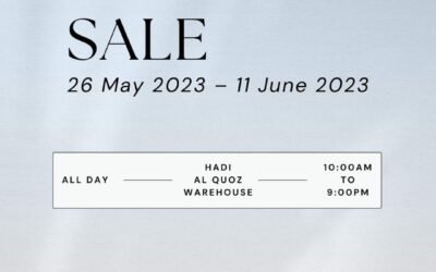 Hadi Warehouse Sale is set to return this weekend. Discounts up to 75%!