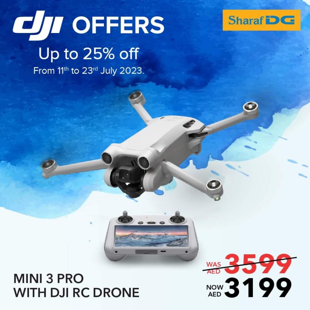 DJI Offers Sharaf DG 3 DJI Offers- Sharaf DG