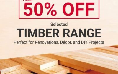 Flat 50% Off n Timber- Al Futtaim ACE