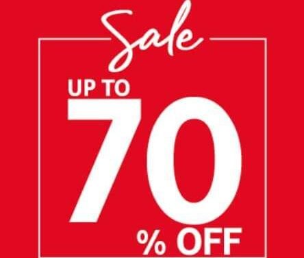 Sale upto 70% Off- Red Tag