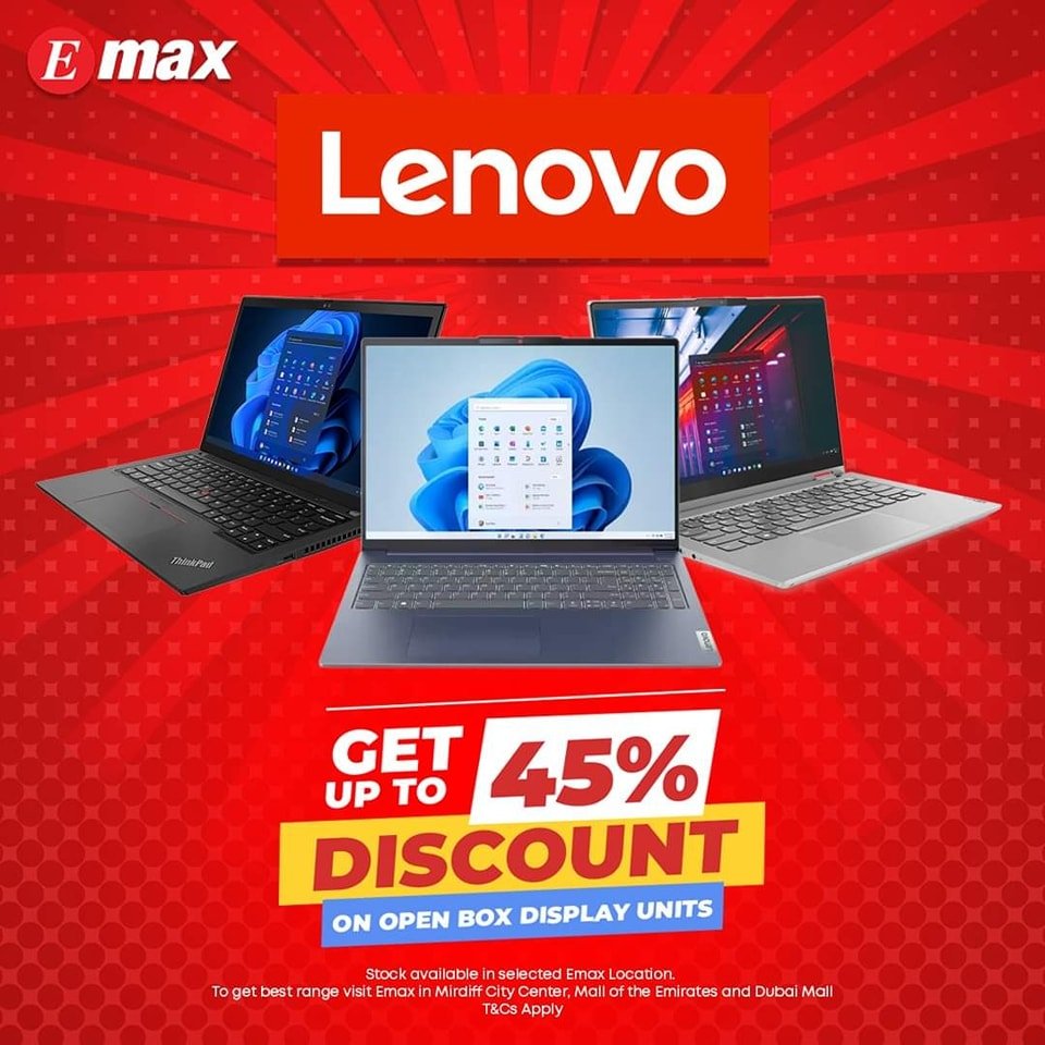 Open-box display laptops with up to 50% Off