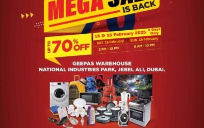 Geepas Mega Warehouse Sale! Massive Discount