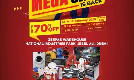 Geepas Mega Warehouse Sale! Massive Discount